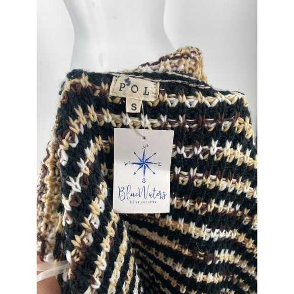 NWT POL Winter Wood Fringe Cardigan Size Small - Picture 10 of 11
